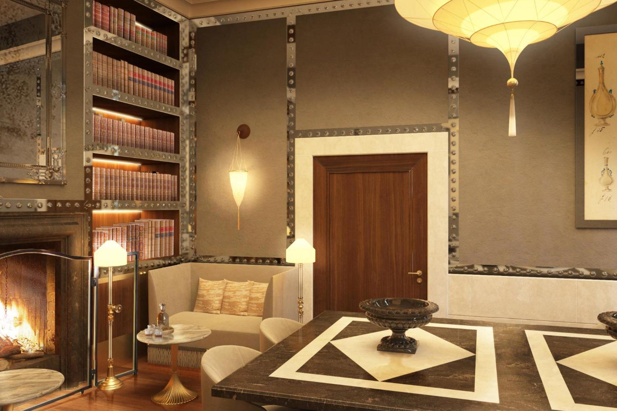 Hotel Gabrielli Venezia - Starhotels Collezione Exterior photo Interior of the library