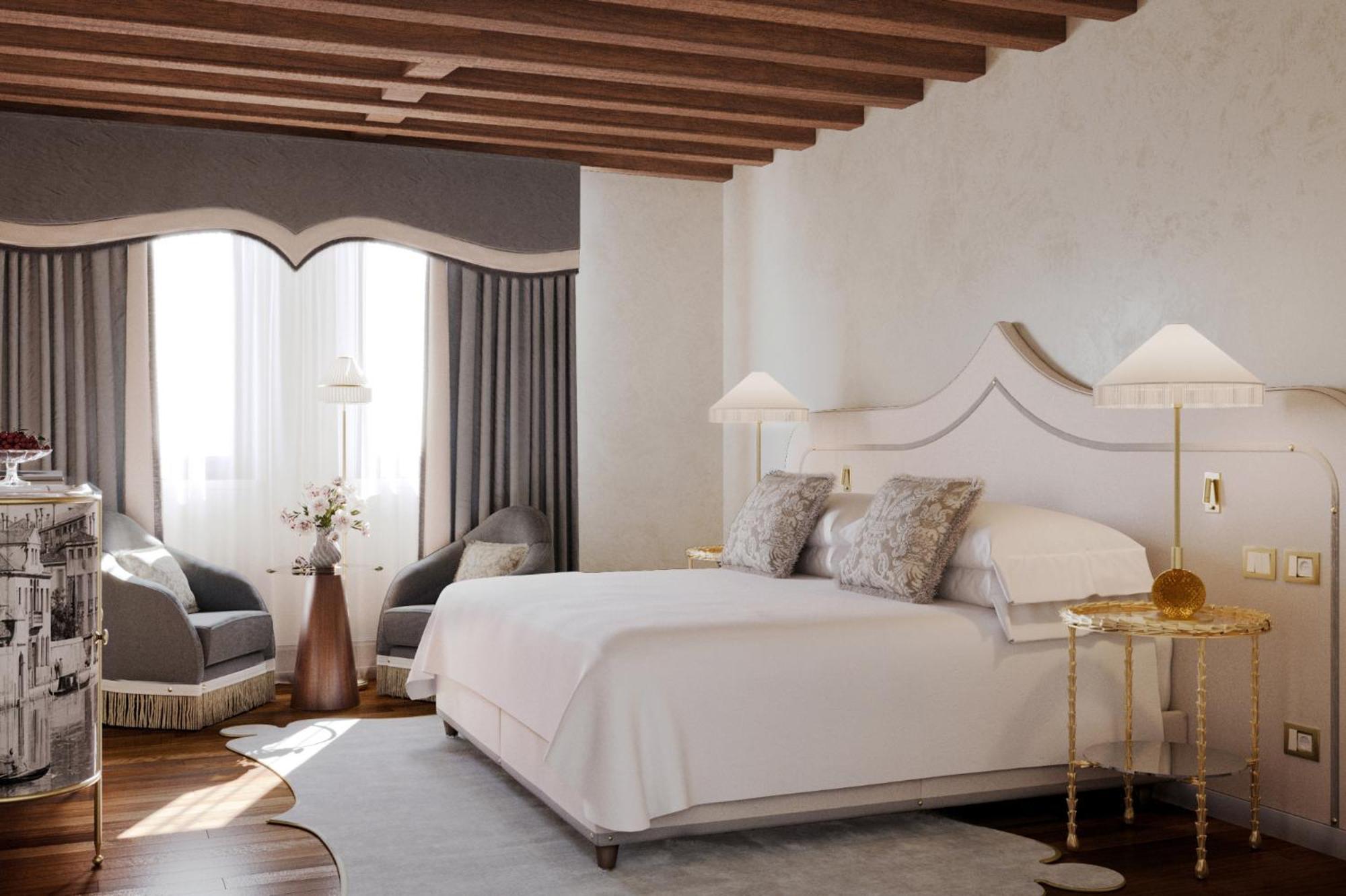Hotel Gabrielli Venezia - Starhotels Collezione Exterior photo A bedroom at the hotel