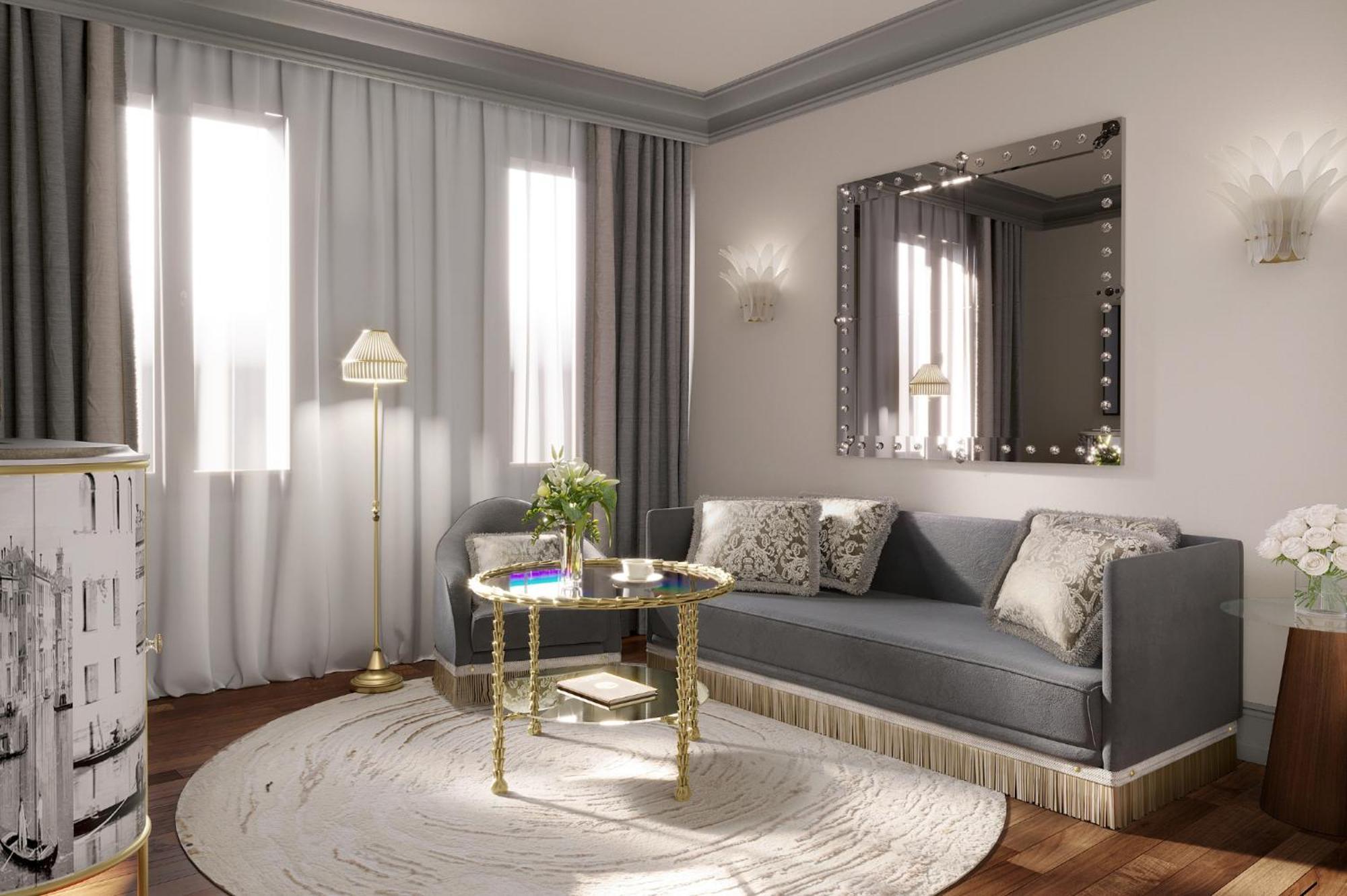 Hotel Gabrielli Venezia - Starhotels Collezione Exterior photo 3D rendering of a living room